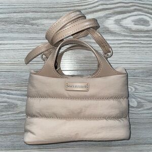 Max Studio Small Quilted Cream Crossbody/Handbag